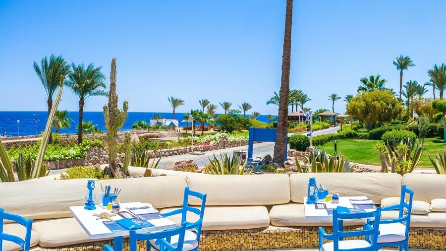 Renaissance Sharm El Sheikh Golden View Beach Resort Esterno foto View of the Red Sea from the resort